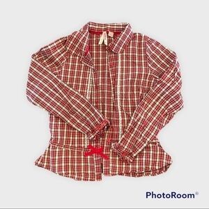 Red plaid shirt 132